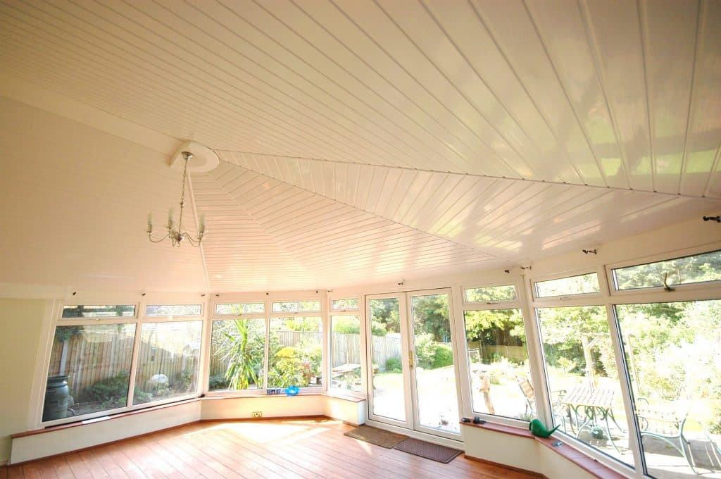 Beautiful finished ceiling - same day